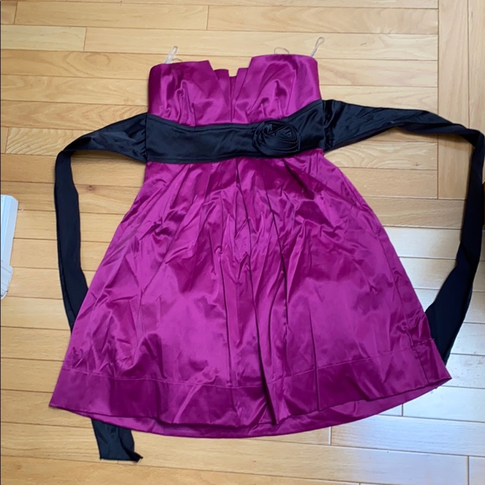 Strapless dress